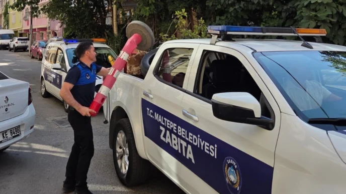 Maltepe’de kapsamlı kaldırım işgali denetimi
