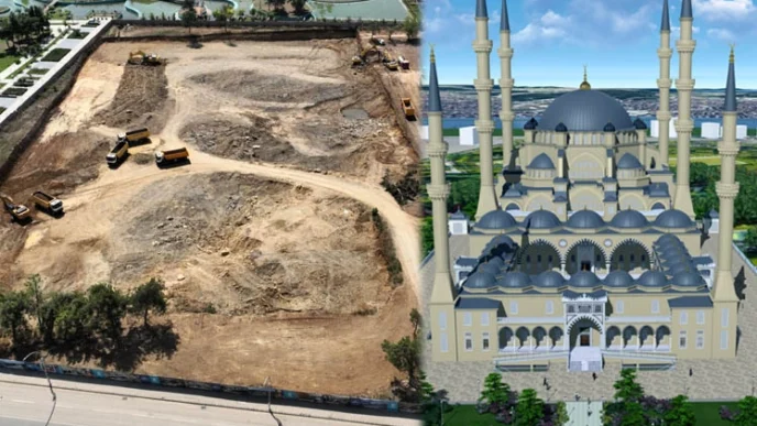 Millet Bahçesi'ne 10 bin kişilik cami