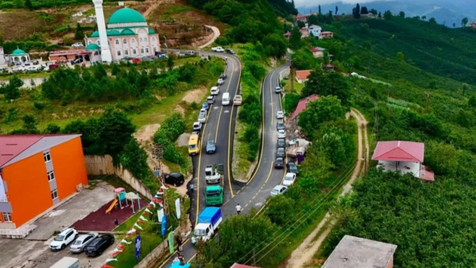 “Ordu’da 5 Km’lik grup yolu açılışı yapıldı
