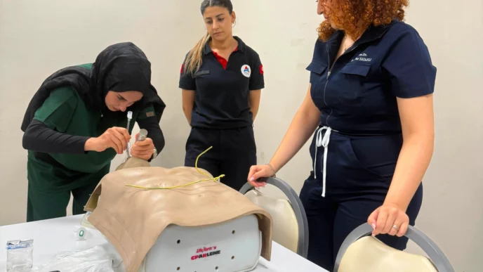 Sağlık personeline CPR eğitimi