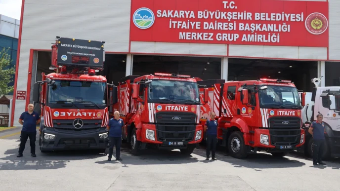 Sakarya İtfaiye Teşkilatı'nın yeni güçleri