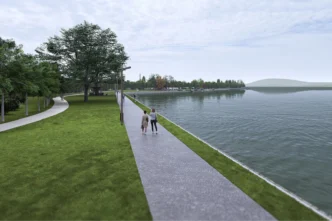 Sapanca Gölü manzarasında yeşil koridor uzuyor