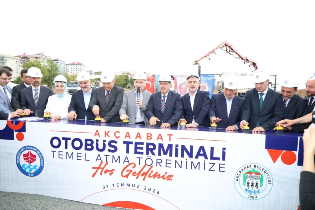 Akçaabat Otogarı'nın temeli atıldı
