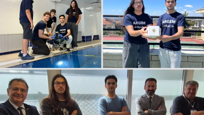 ARGEM Lisesi öğrencilerinden bilim ve teknolojide çifte başarı