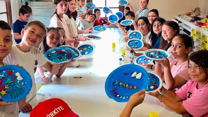 Giresun'da çocuklar hem eğlendi hem öğrendi