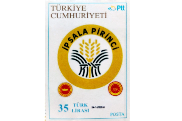 İpsala Pirinci posta pulunda