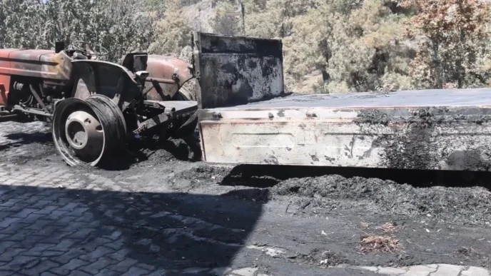 Muğla Büyükşehir'den Seydikemer’de yangın sonrası hasar tespit