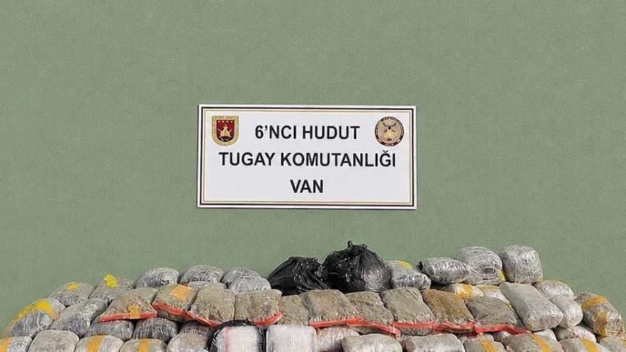 Van hudut hattında 51 kilo uyuşturucu ele geçirildi